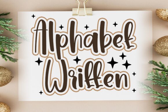 Alphabet Written: A Magical Handwritten Font for Elegant Branding