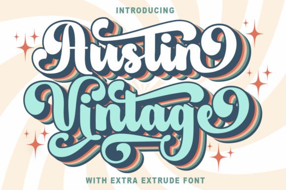 Austin Vintage: The Retro Display Font for Bold Campaigns