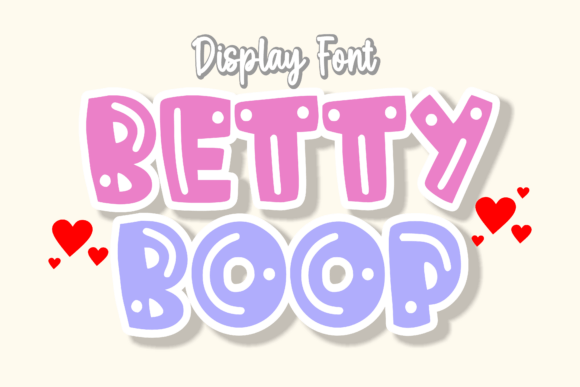 Betty Boop: The Playful Display Font for Bold Editorial Design