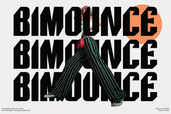 Bimounce: The Modern Display Font for Editorial Design