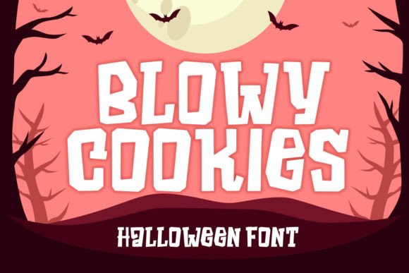 Blowy Cookies: A Whimsical Display Font for Playful Branding