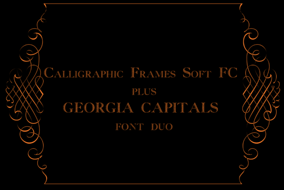 Calligraphic Frames Plus Cyra Duo: A Premium Typeface for Elegant Web Design