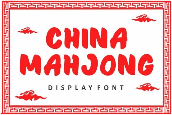 China Mahjong: The Bold Display Typeface for Scroll-Stopping Campaigns
