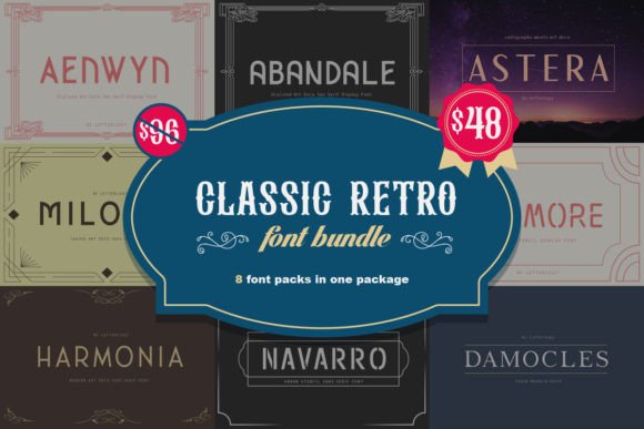 Classic Retro Bundle: A Premium Typeface for Editorial Design