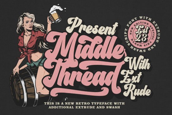 Elevate Editorial Design with the Middle Thread Typeface
