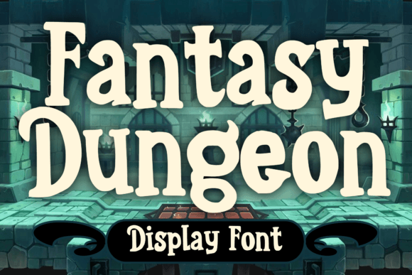 Fantasy Dungeon: A Medieval Display Font for Playful Branding