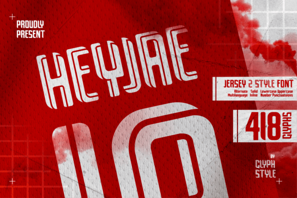 Heyjae: A Dynamic Sans Serif Display Font for Bold Branding