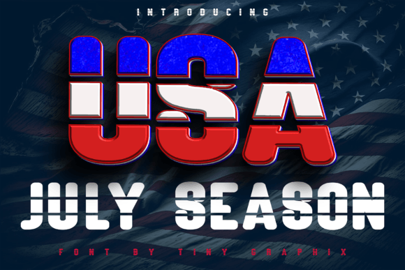 July Season: The Creative Font for Bold Summer Campaigns