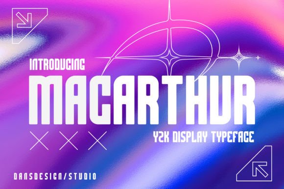 Macarthur: The Y2K Display Font That Stops the Scroll