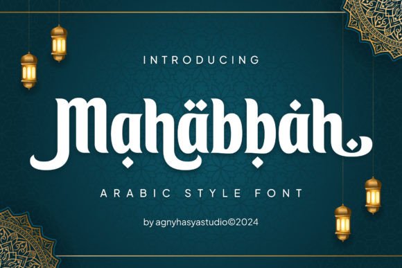 Mahabbah: A Premium Display Typeface for Modern Web Design