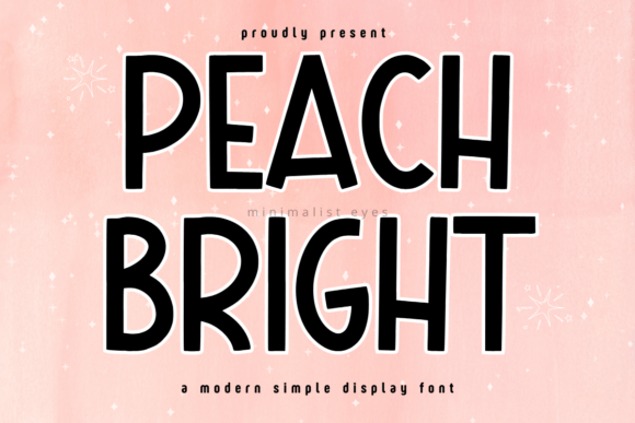 Peach Bright: A Quirky Display Typeface for Editorial Design
