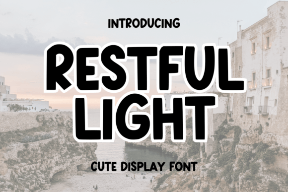 Restful Light: A Sweet Display Typeface for Modern Branding