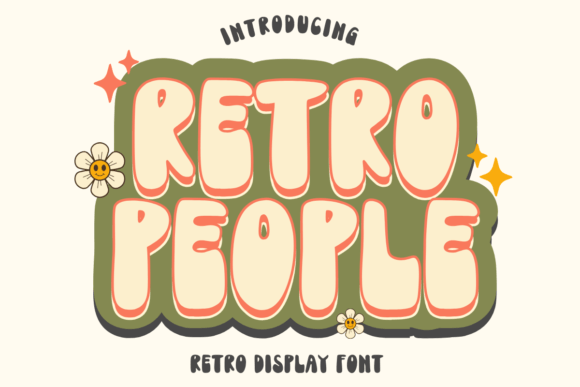 Retro People: The Perfect Retro Typeface for Handmade Products