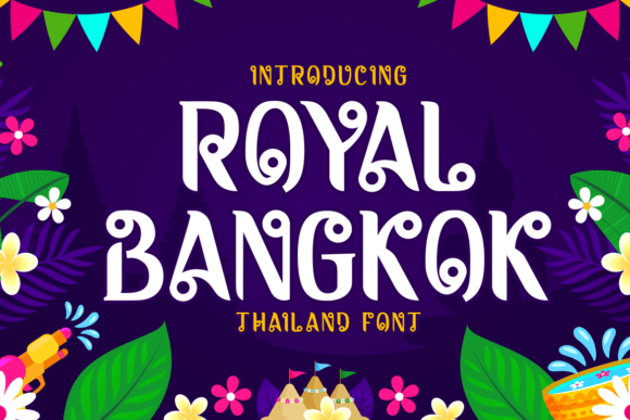 Royal Bangkok Typeface: A Digital Display Font for Web Design