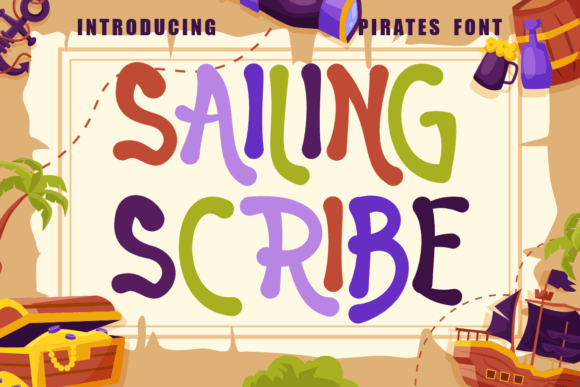 Sailing Scribe: The Perfect Display Typeface for Handmade Shop Branding