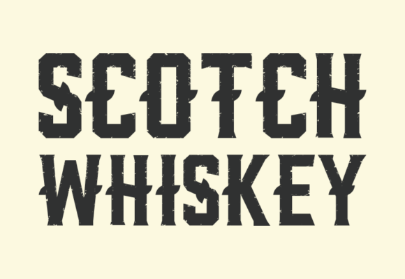 Scotch Whiskey: A Retro Display Font for Polished Web Design