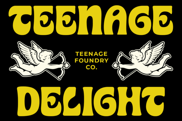 Teenage Delight: The Bold Display Font for Modern Campaigns