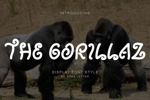 The Gorillaz: A Twisting Display Font for Handmade Branding