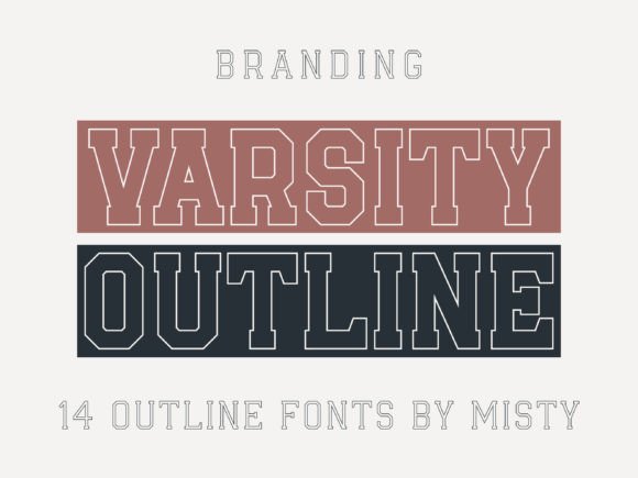 Varsity Outline: The Premium Display Font for Scroll-Stopping Campaigns